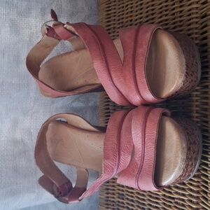 Leather Platforms sz 12